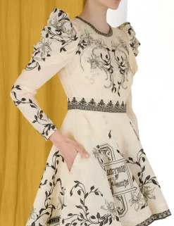 ZIMMERMANN Luminosity<Lyrical Embroidery Mini Dress