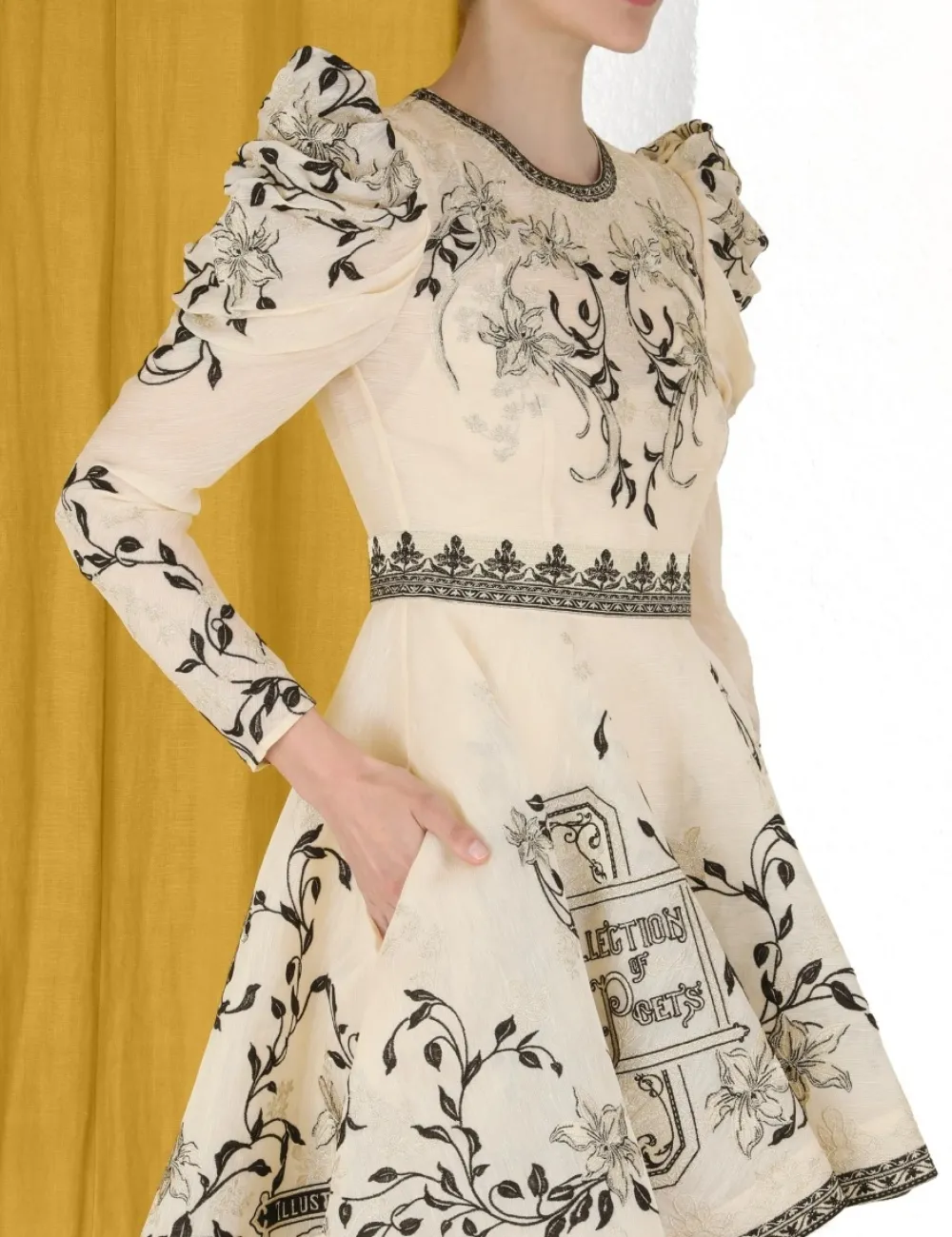 ZIMMERMANN Luminosity<Lyrical Embroidery Mini Dress