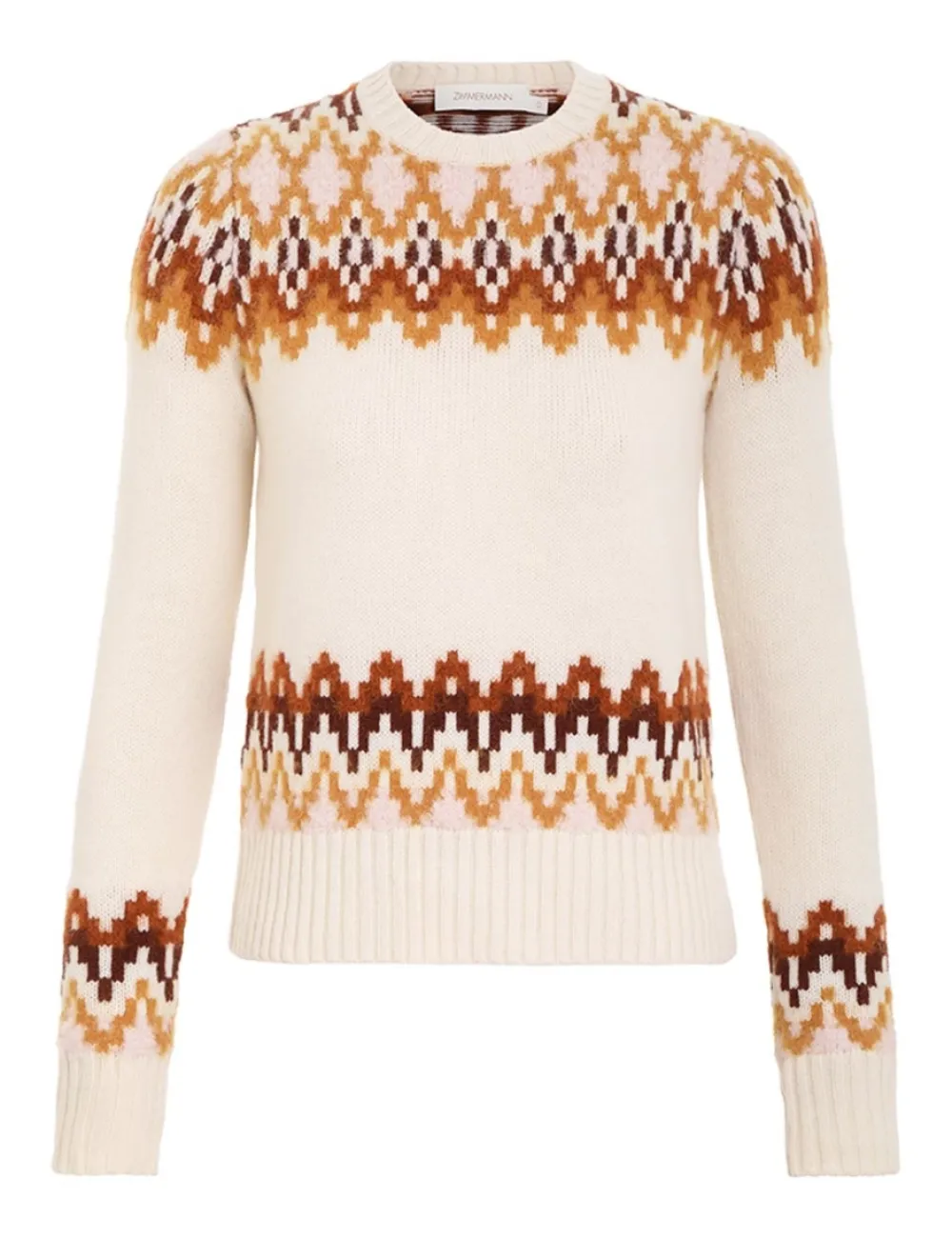 ZIMMERMANN Luminosity<Lyrical Fair Isle Sweater
