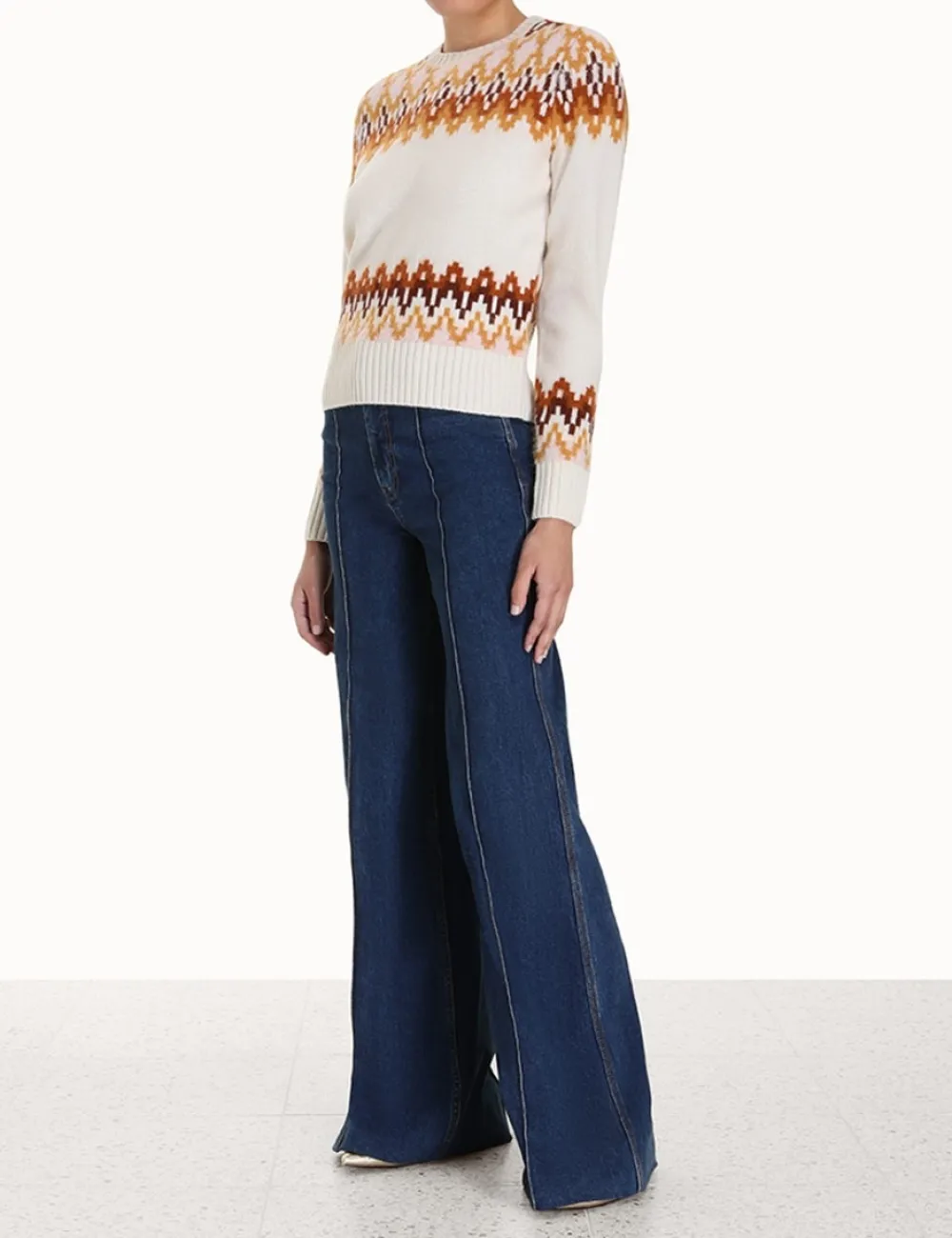 ZIMMERMANN Knitwear<Lyrical Fair Isle Sweater