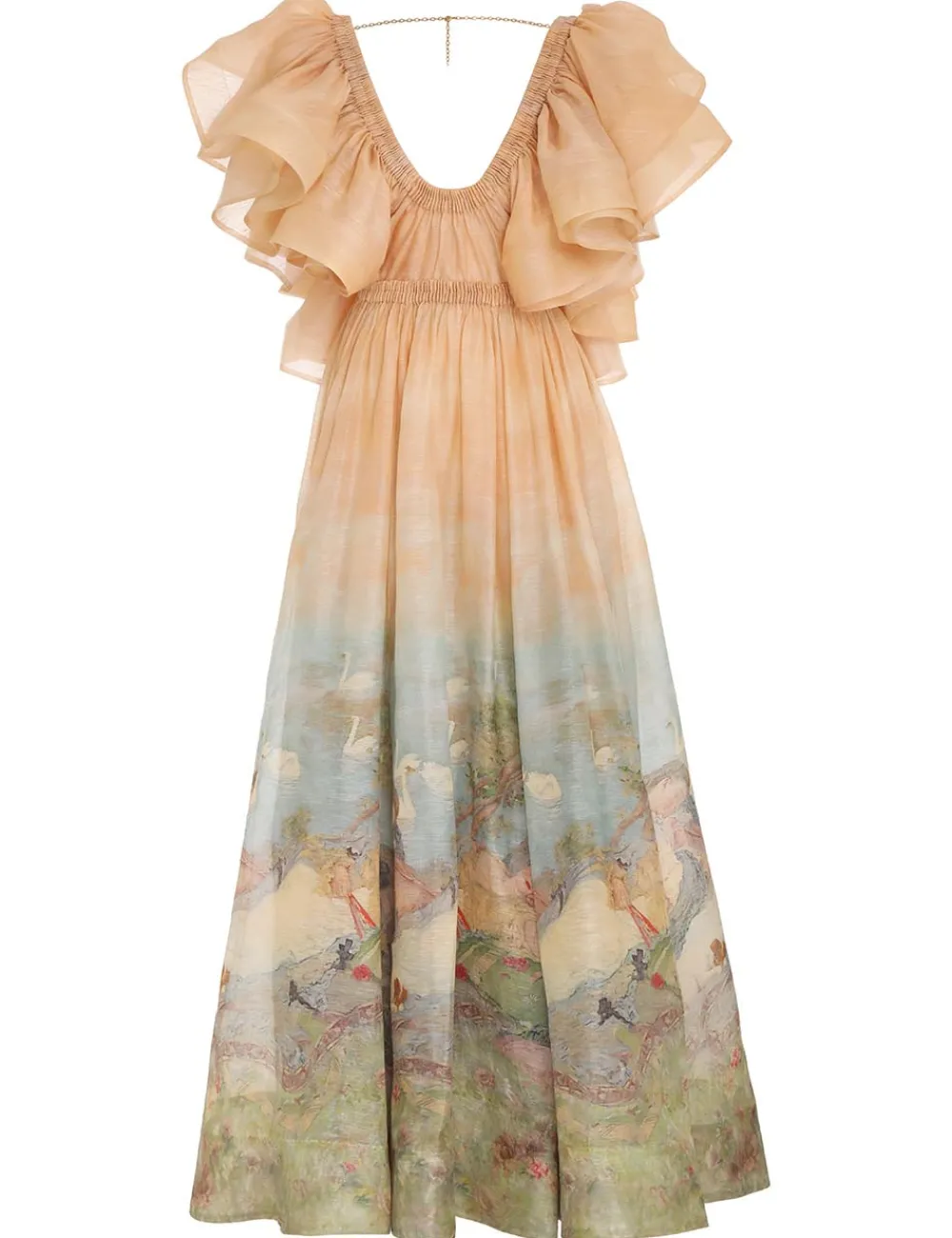 ZIMMERMANN Luminosity<Lyrical Frill Neck Gown