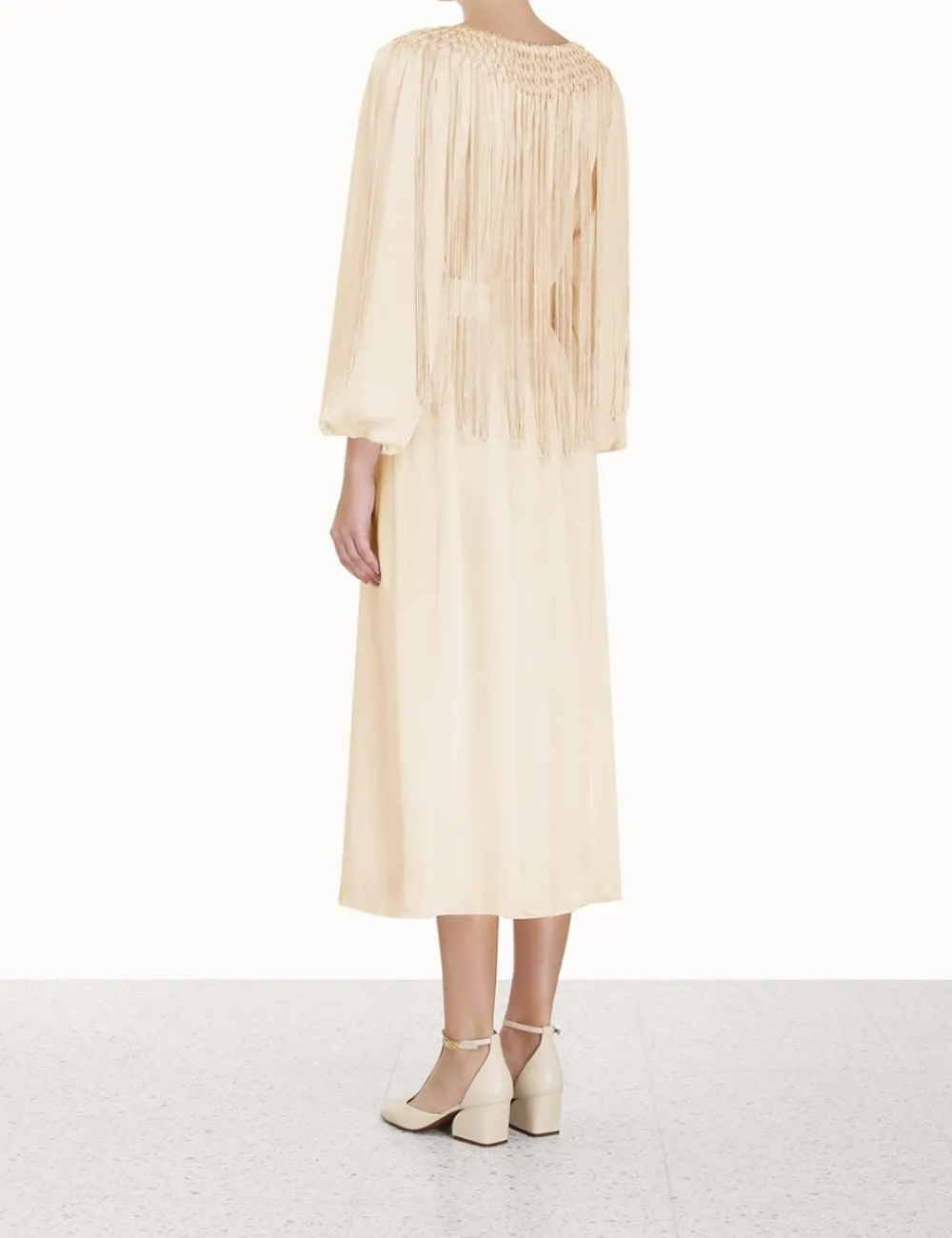 ZIMMERMANN Clothing<Lyrical Fringe Midi Dress