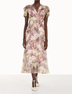 ZIMMERMANN Luminosity<Lyrical Gather Sleeve Midi