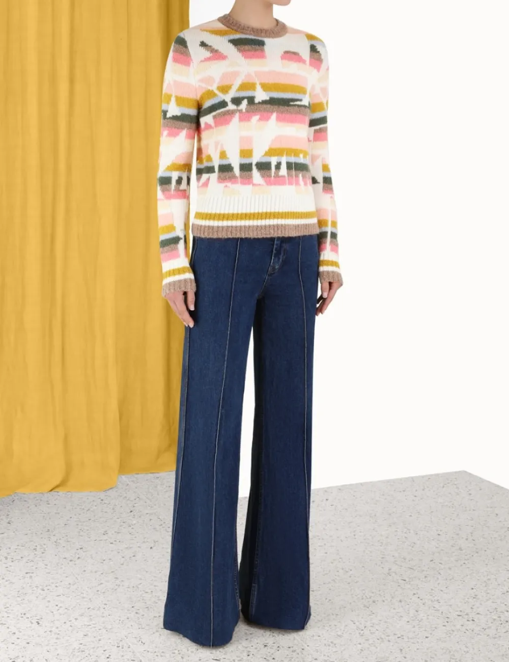 ZIMMERMANN Luminosity<Lyrical Jacquard Sweater
