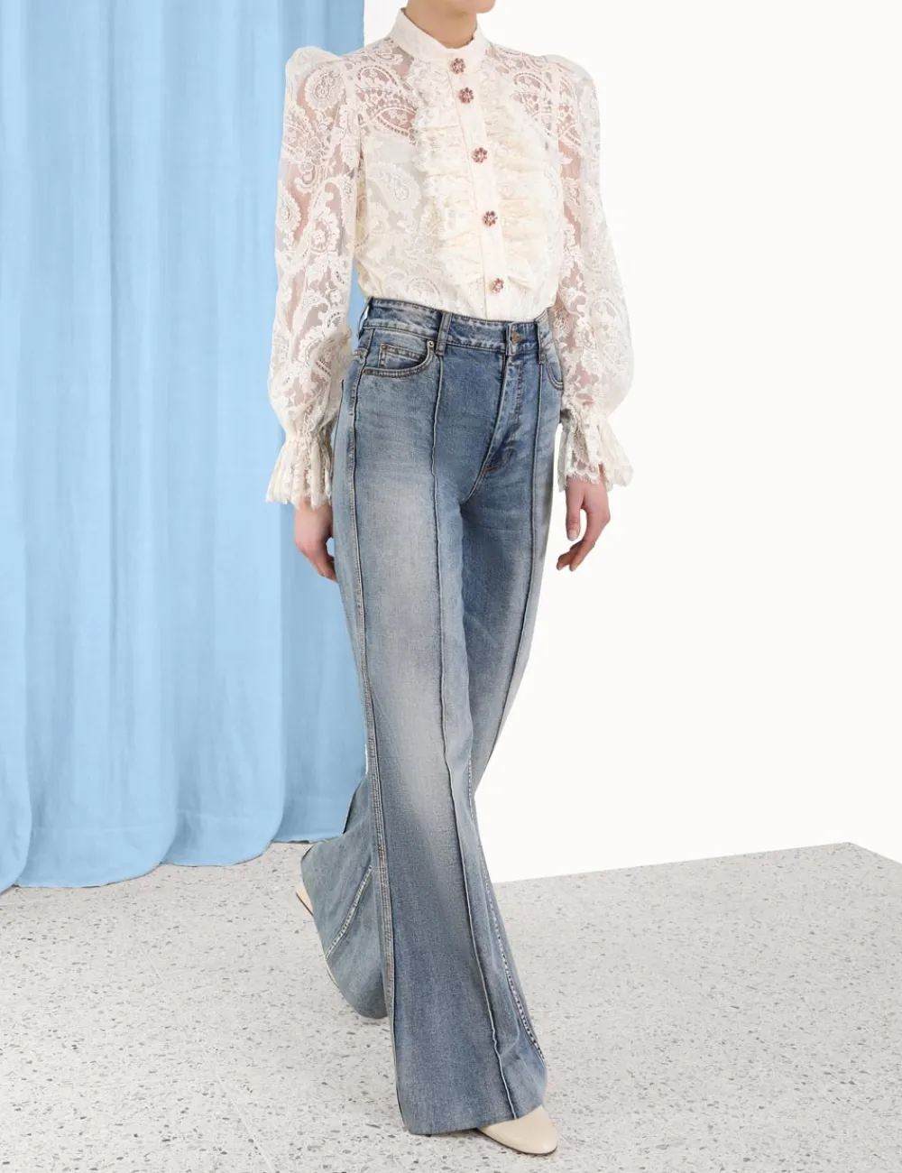 ZIMMERMANN Clothing<Lyrical Lace Blouse