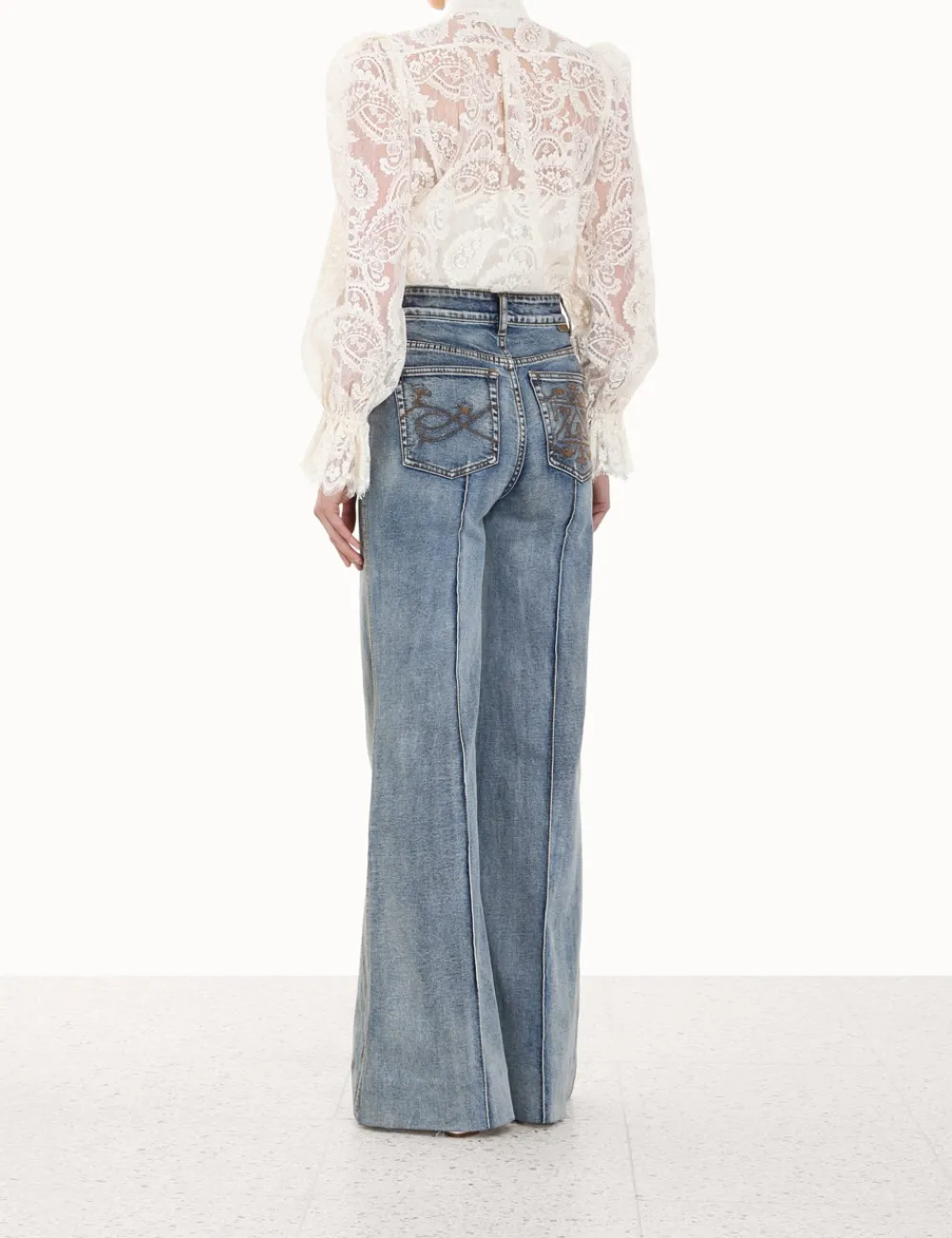 ZIMMERMANN Clothing<Lyrical Lace Blouse