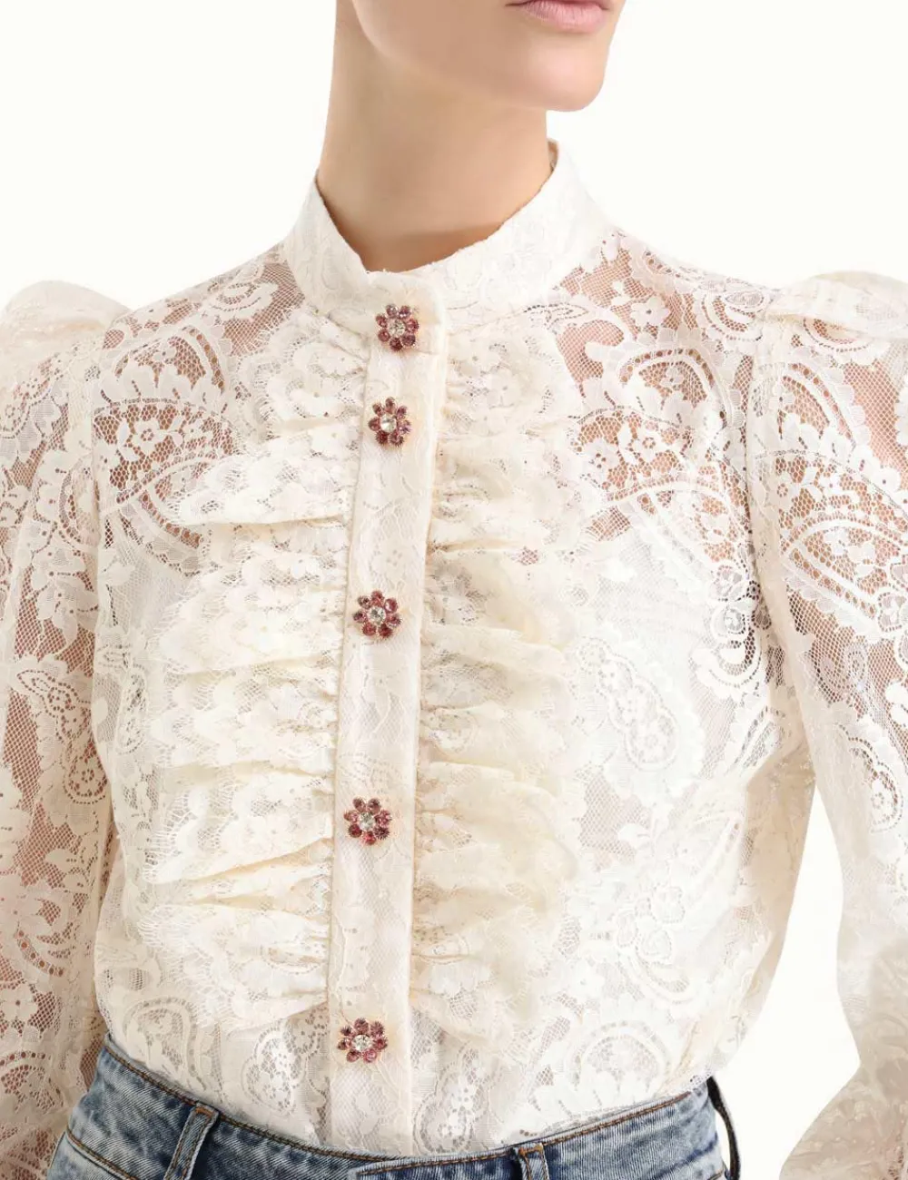ZIMMERMANN Clothing<Lyrical Lace Blouse