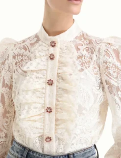 ZIMMERMANN Tops<Lyrical Lace Blouse