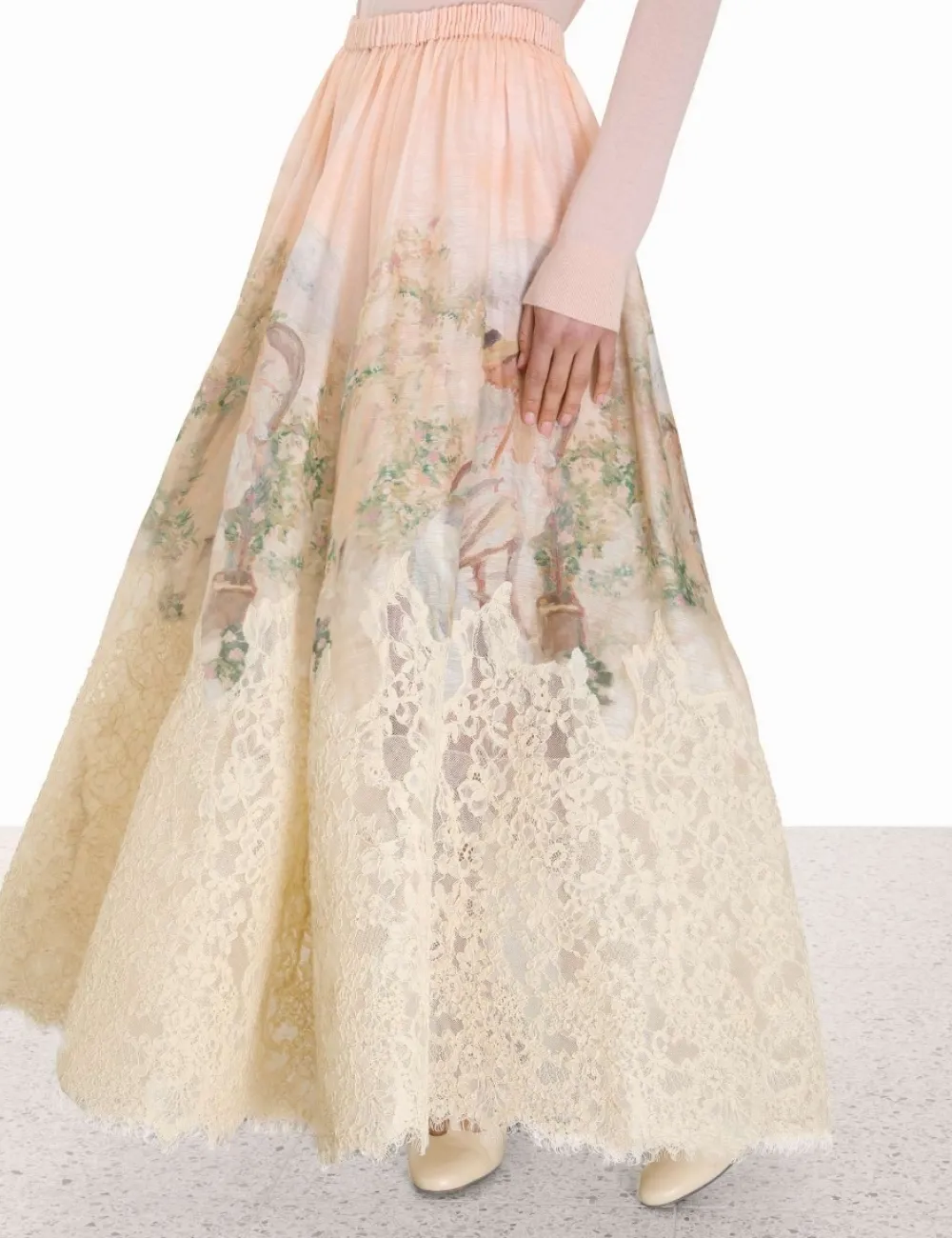 ZIMMERMANN Clothing<Lyrical Lace Midi Skirt