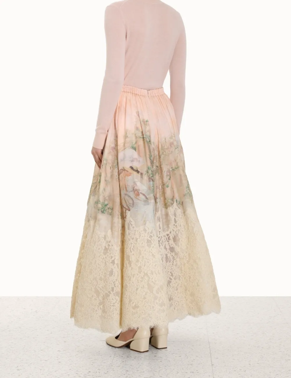 ZIMMERMANN Clothing<Lyrical Lace Midi Skirt