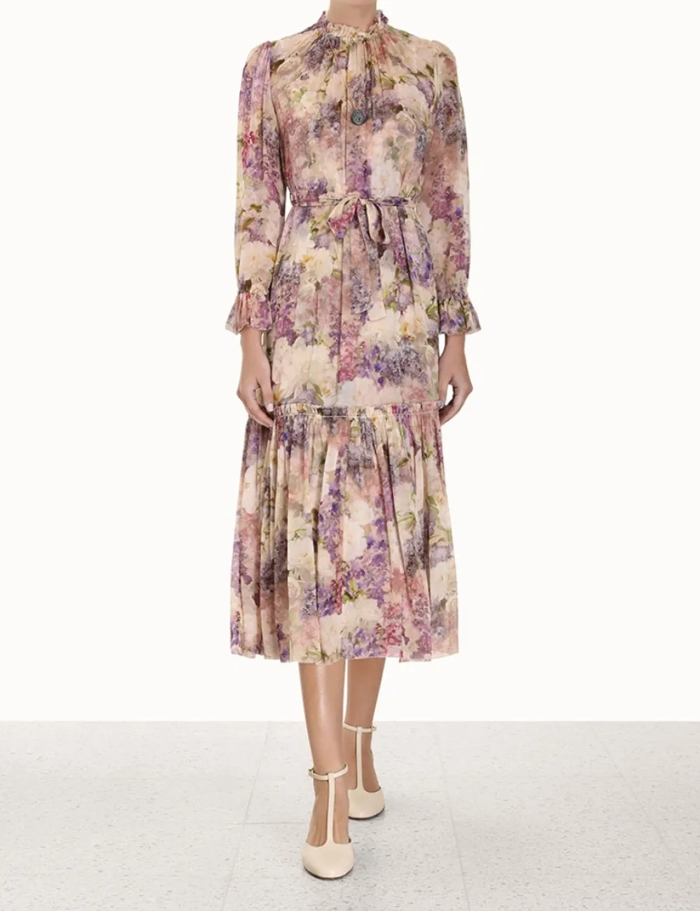 ZIMMERMANN Dresses<Lyrical Lantern Midi Dress