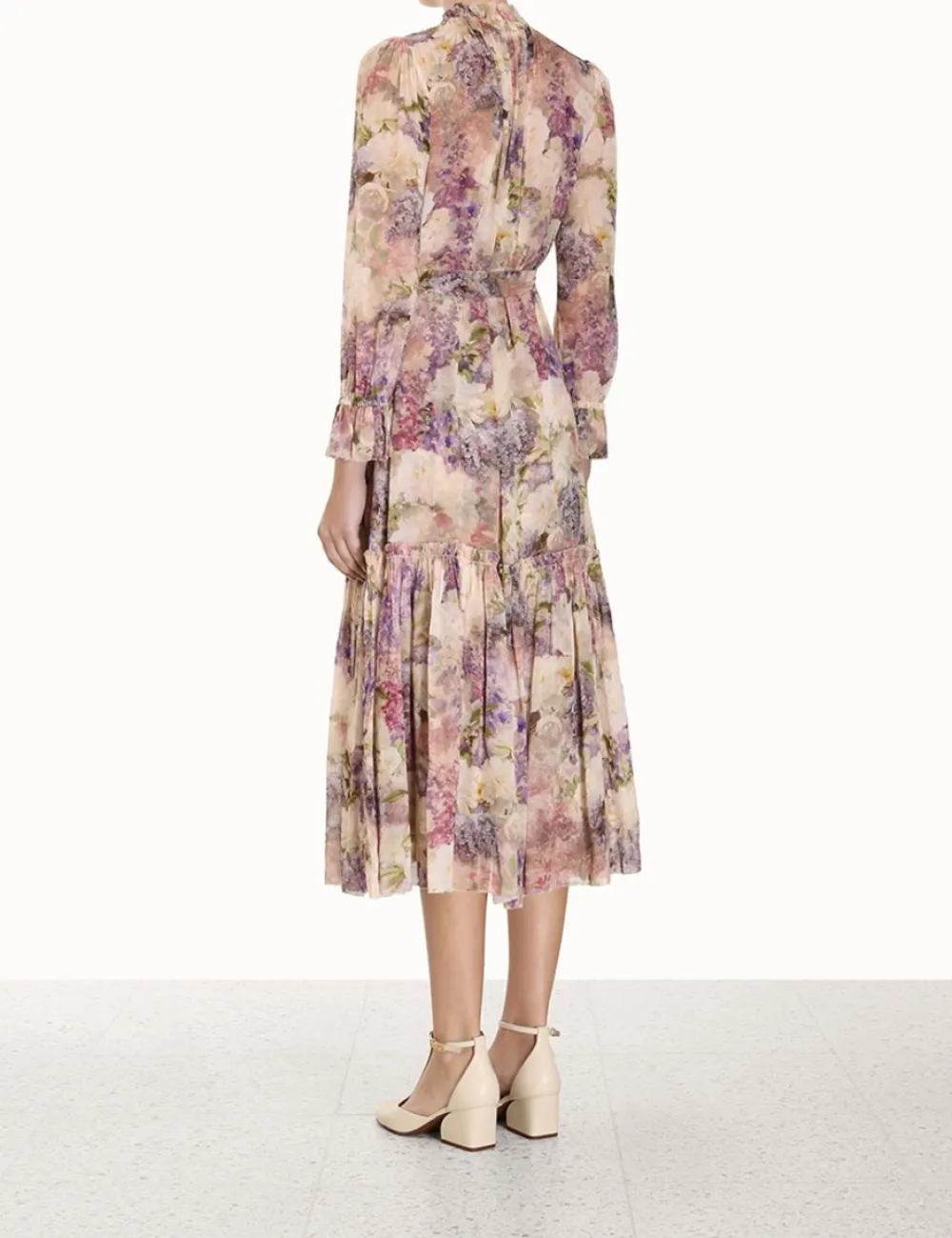 ZIMMERMANN Dresses<Lyrical Lantern Midi Dress