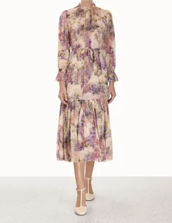 ZIMMERMANN Luminosity<Lyrical Lantern Midi Dress
