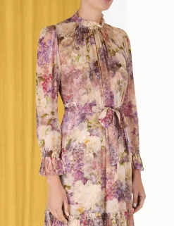 ZIMMERMANN Luminosity<Lyrical Lantern Midi Dress