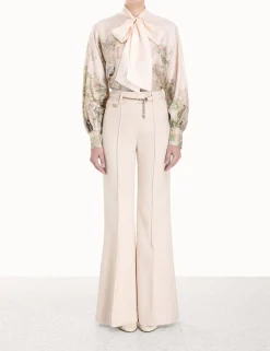 ZIMMERMANN Luminosity<Lyrical Neck Tie Blouse