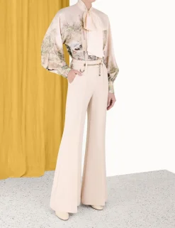 ZIMMERMANN Luminosity<Lyrical Neck Tie Blouse