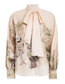 ZIMMERMANN Clothing<Lyrical Neck Tie Blouse