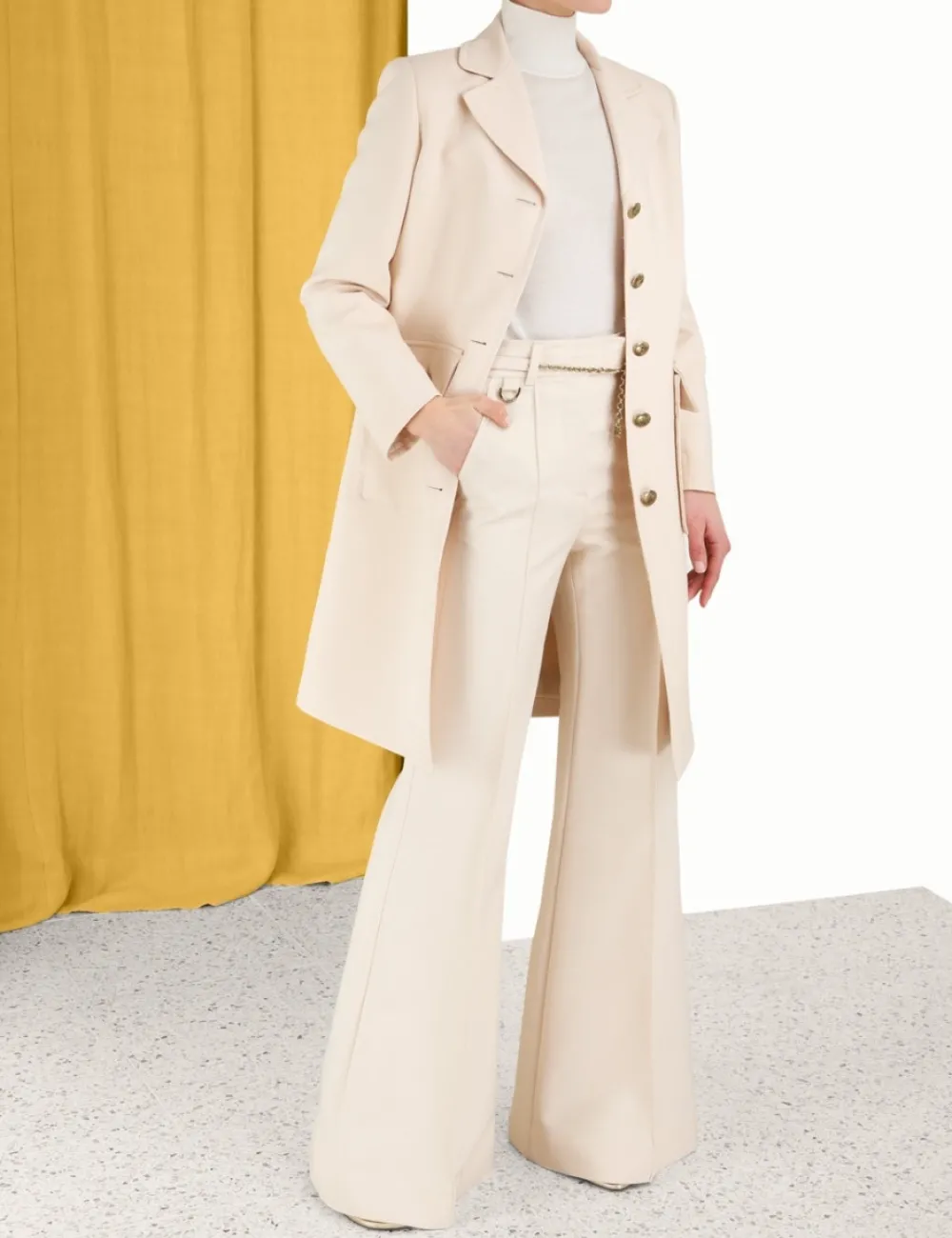 ZIMMERMANN Jackets & Coats<Lyrical Patch Pocket Coat