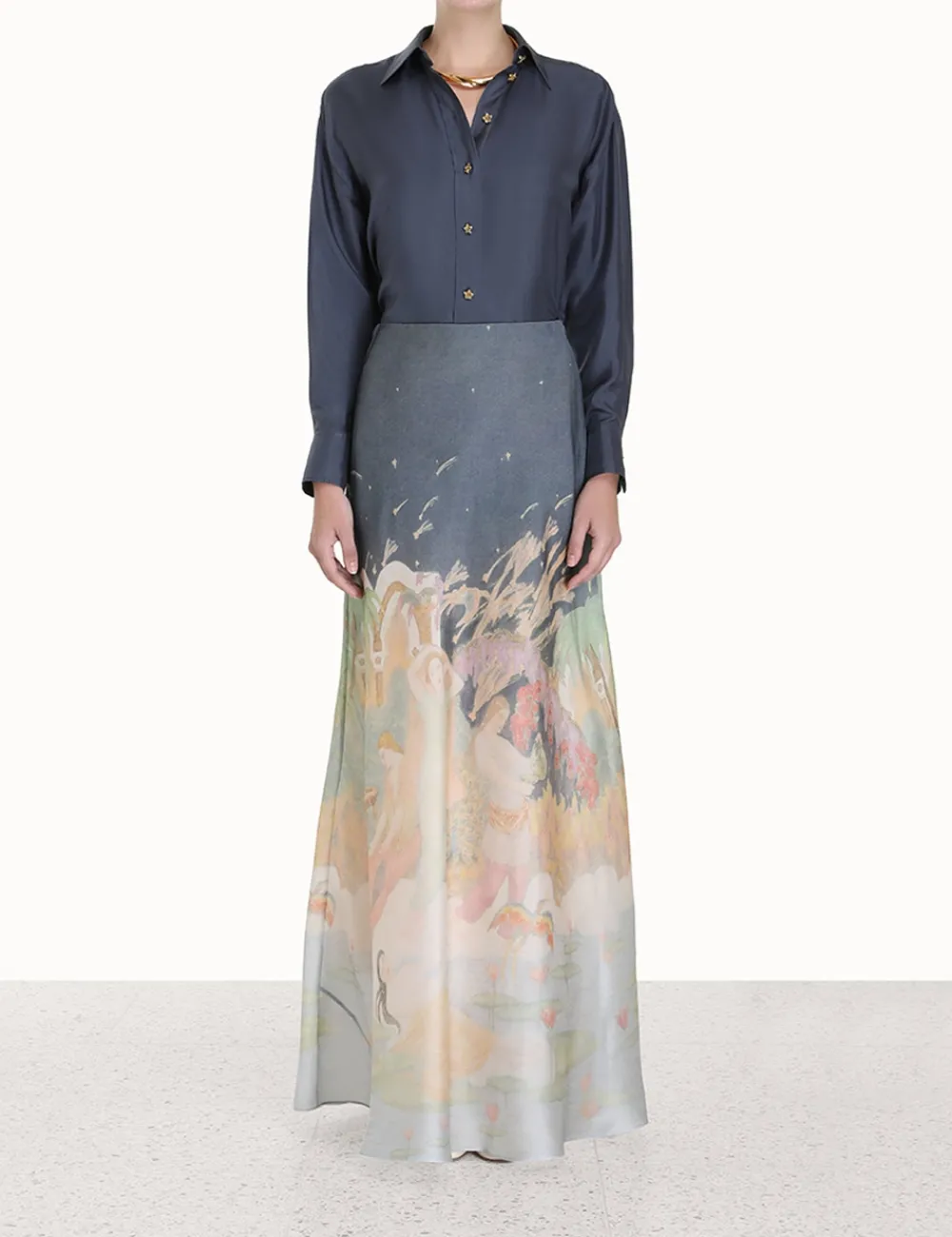 ZIMMERMANN Luminosity<Lyrical Relaxed Shirt