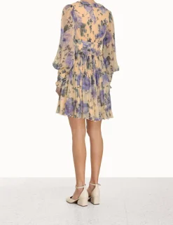 ZIMMERMANN Luminosity<Lyrical Ruffle Mini Dress