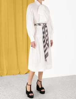 ZIMMERMANN Clothing<Lyrical Scarf Tie Shirt Dress