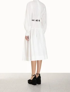 ZIMMERMANN Dresses<Lyrical Scarf Tie Shirt Dress