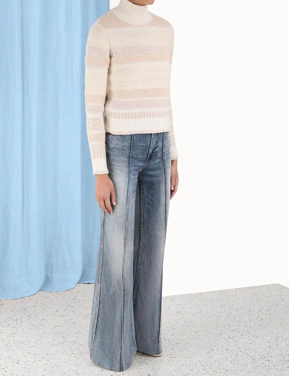 ZIMMERMANN Luminosity<Lyrical Stripe Sweater