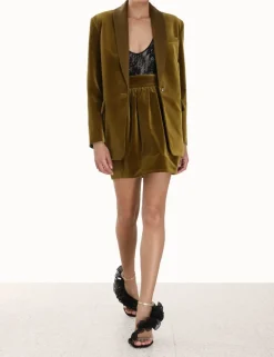 ZIMMERMANN Skirts<Lyrical Velvet Mini Skirt
