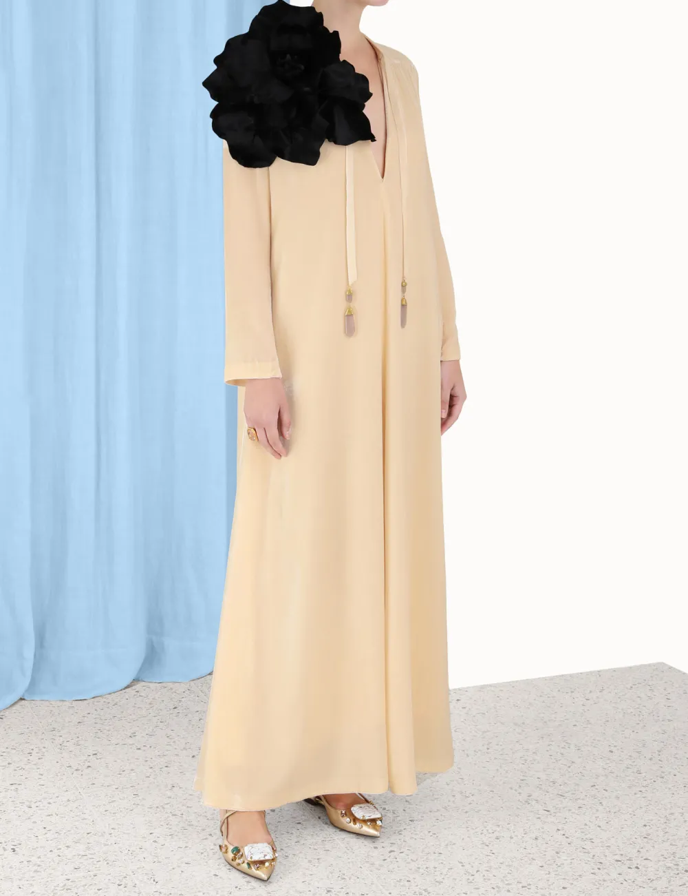 ZIMMERMANN Form & Light<Lyrical Velvet Tubular Dress