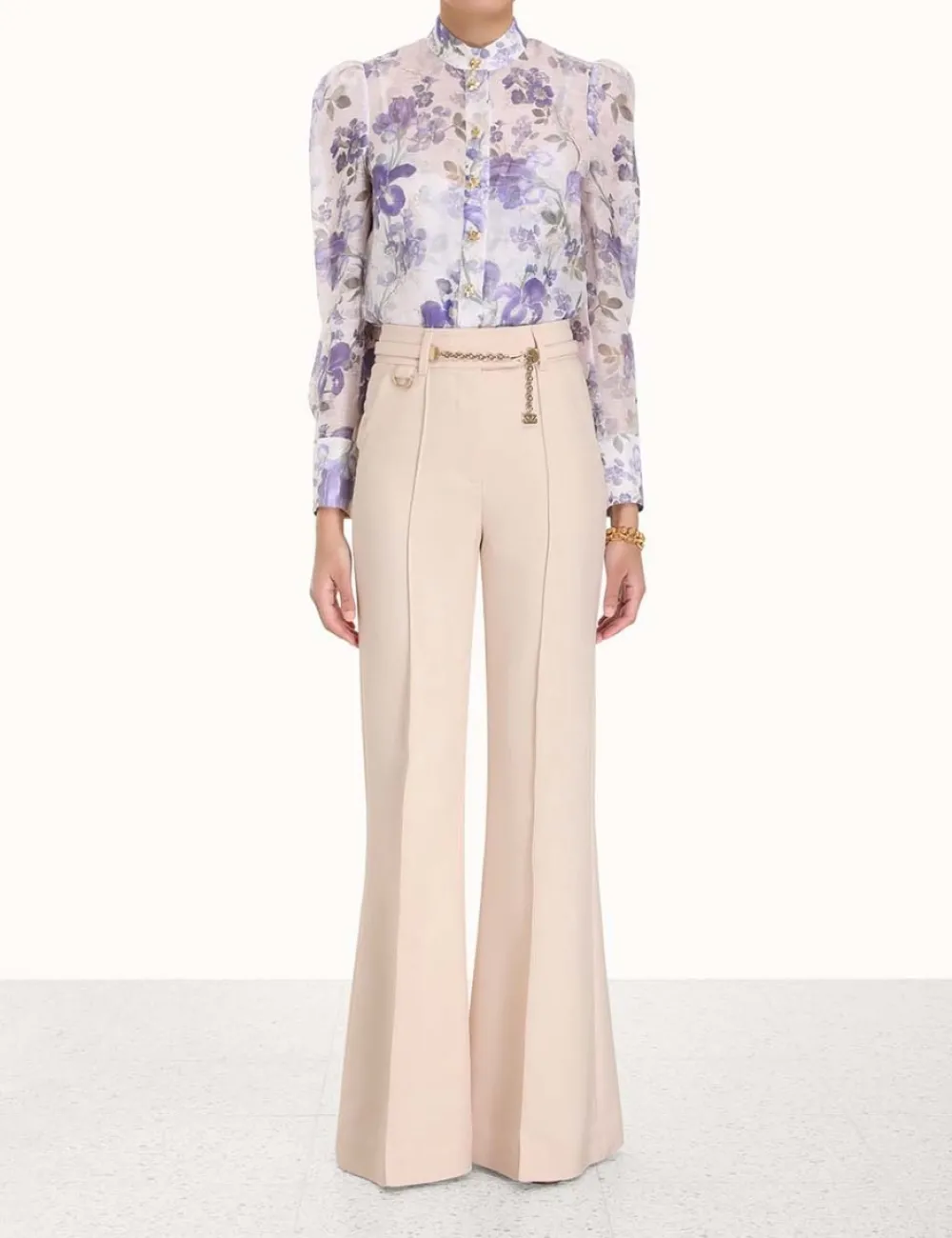 ZIMMERMANN Shorts & Pants<Lyrical Wide Leg Pant