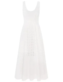 ZIMMERMANN Dresses<Matchmaker Anglaise Midi