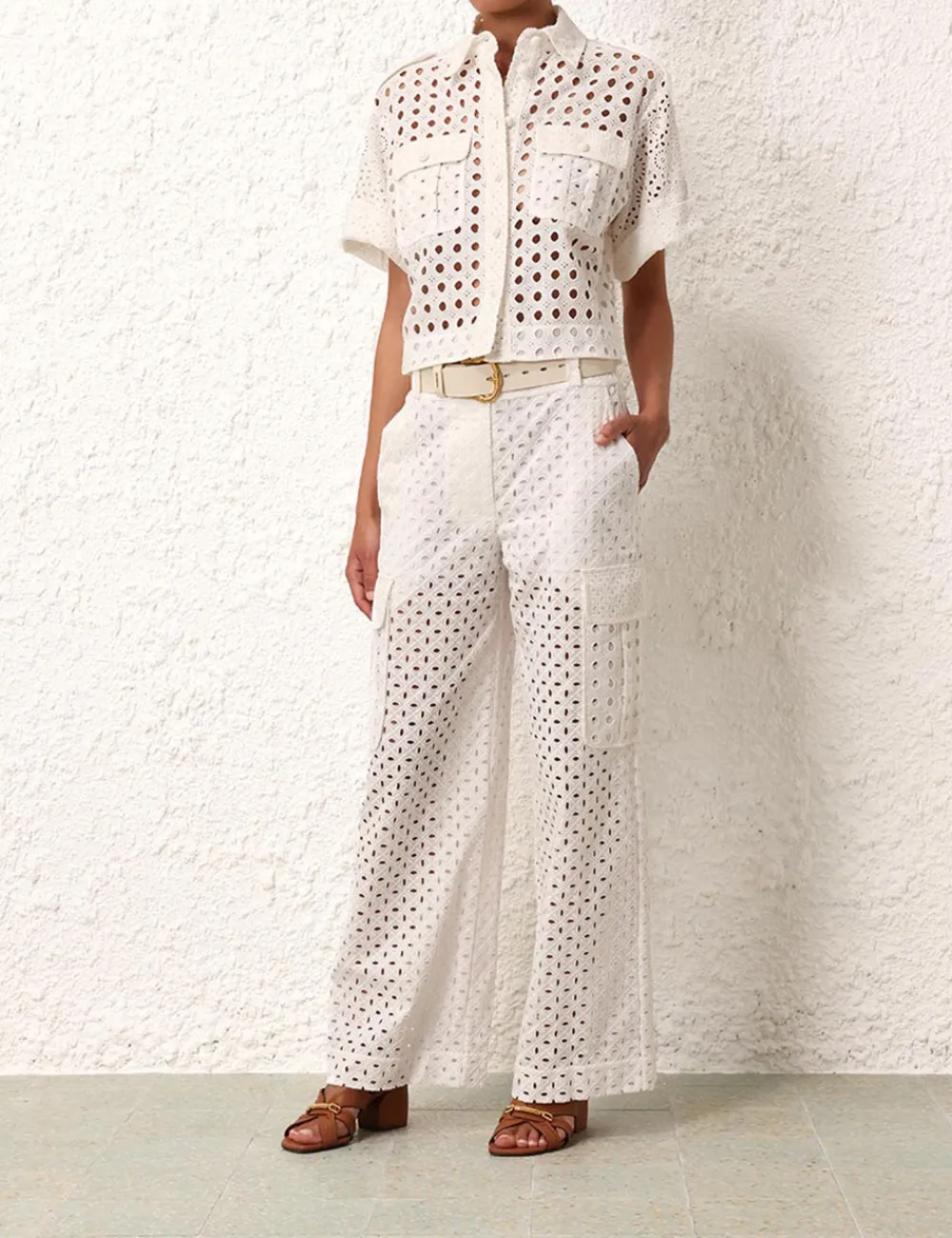 ZIMMERMANN Clothing<Matchmaker Anglaise Shirt