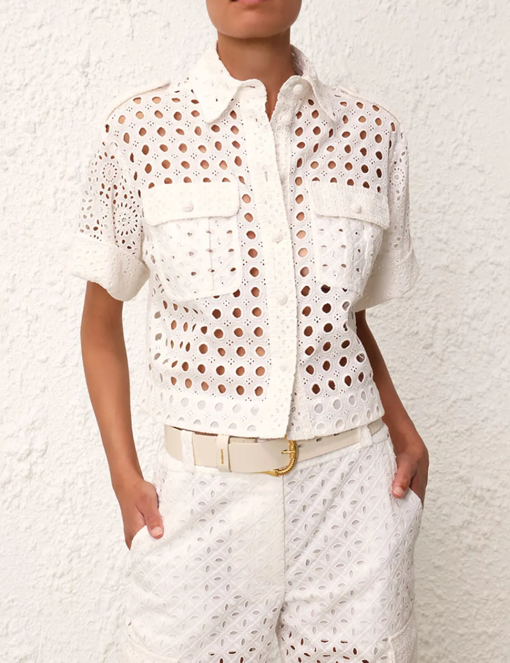 ZIMMERMANN Tops<Matchmaker Anglaise Shirt
