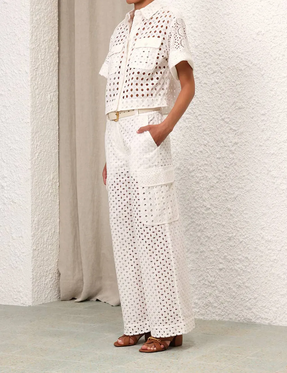ZIMMERMANN Tops<Matchmaker Anglaise Shirt