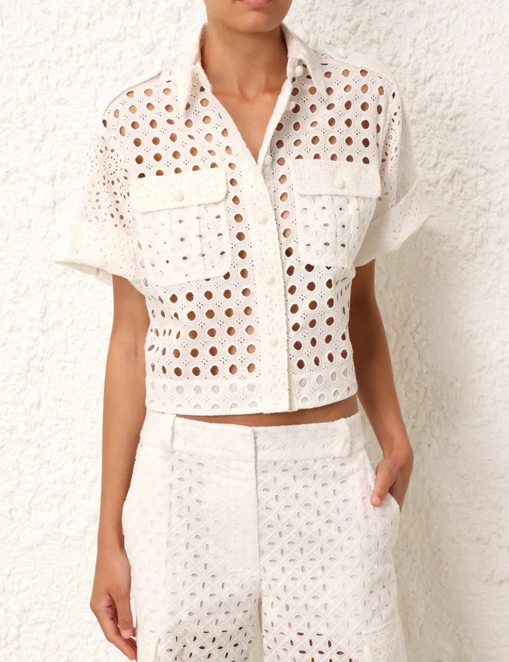 ZIMMERMANN Tops<Matchmaker Anglaise Shirt