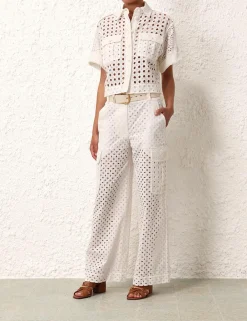 ZIMMERMANN Tops<Matchmaker Anglaise Shirt