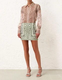ZIMMERMANN Skirts<Matchmaker Bandana Micro Skirt