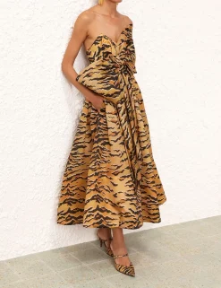 ZIMMERMANN Clothing<Matchmaker Bow Midi Dress