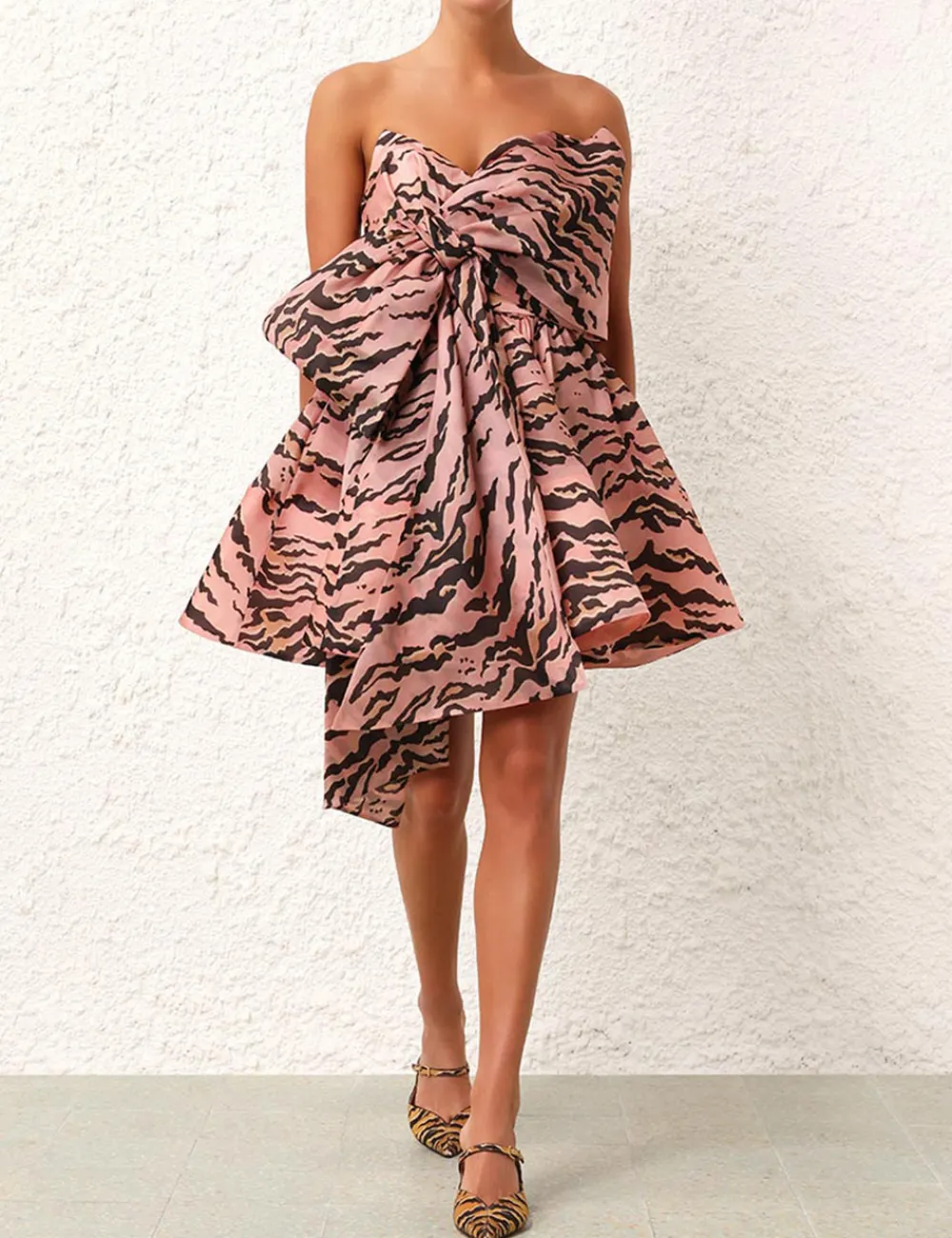ZIMMERMANN Dresses<Matchmaker Bow Mini Dress