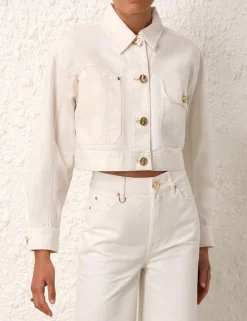 ZIMMERMANN Denim<Matchmaker Boxy Denim Jacket
