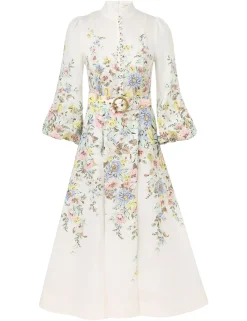 ZIMMERMANN Clothing<Matchmaker Buttoned Midi Dress