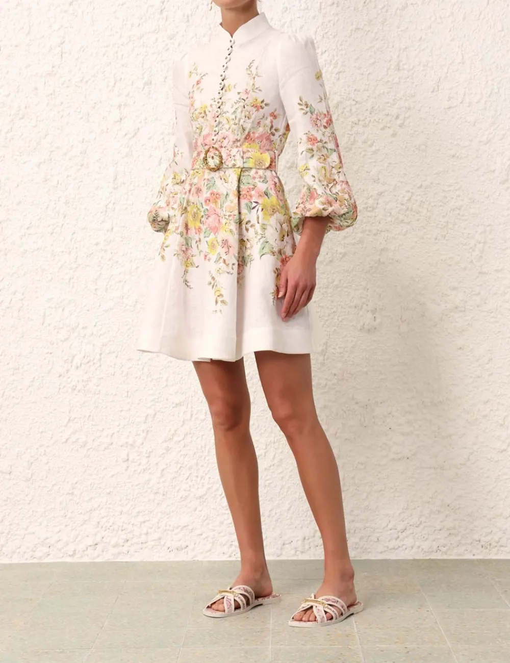 ZIMMERMANN Dresses<Matchmaker Buttoned Mini Dress