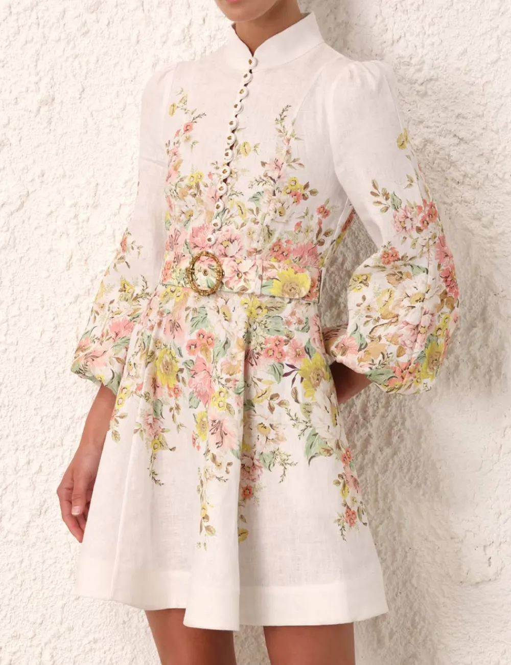 ZIMMERMANN Dresses<Matchmaker Buttoned Mini Dress