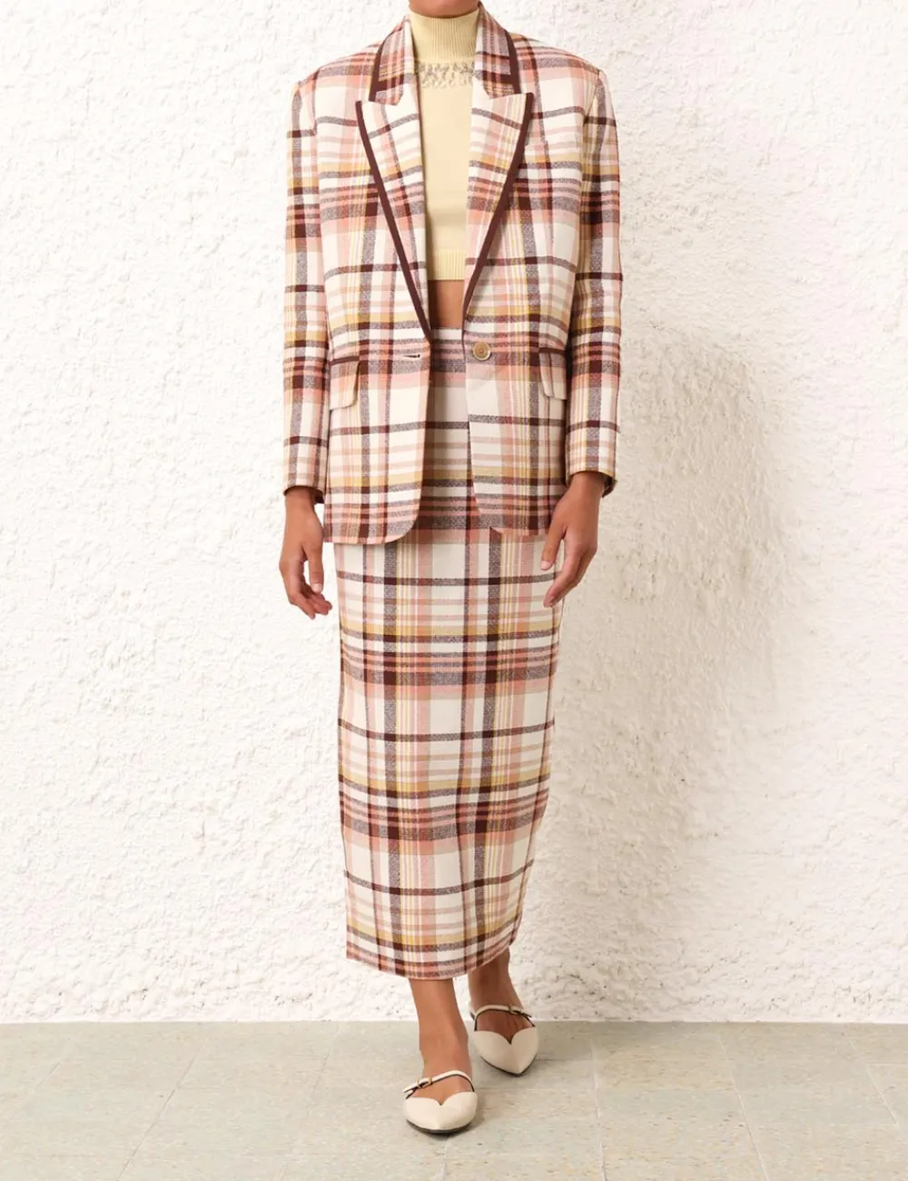 ZIMMERMANN Clothing<Matchmaker Check Jacket