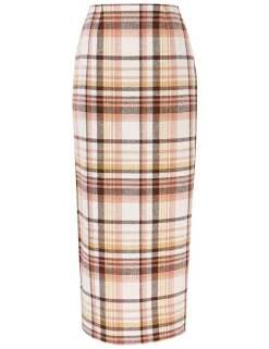 ZIMMERMANN Skirts<Matchmaker Check Pencil Skirt