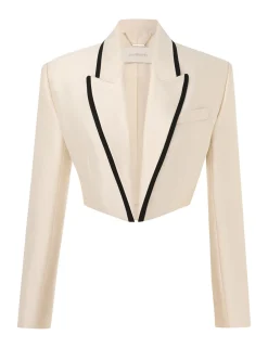 ZIMMERMANN Clothing<Matchmaker Cropped Jacket