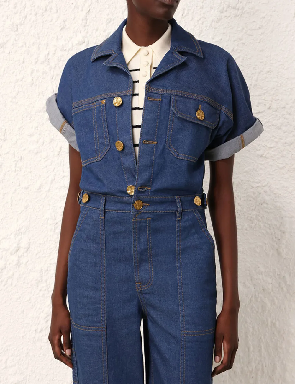 ZIMMERMANN Jumpsuits & Playsuits<Matchmaker Denim Boiler Suit