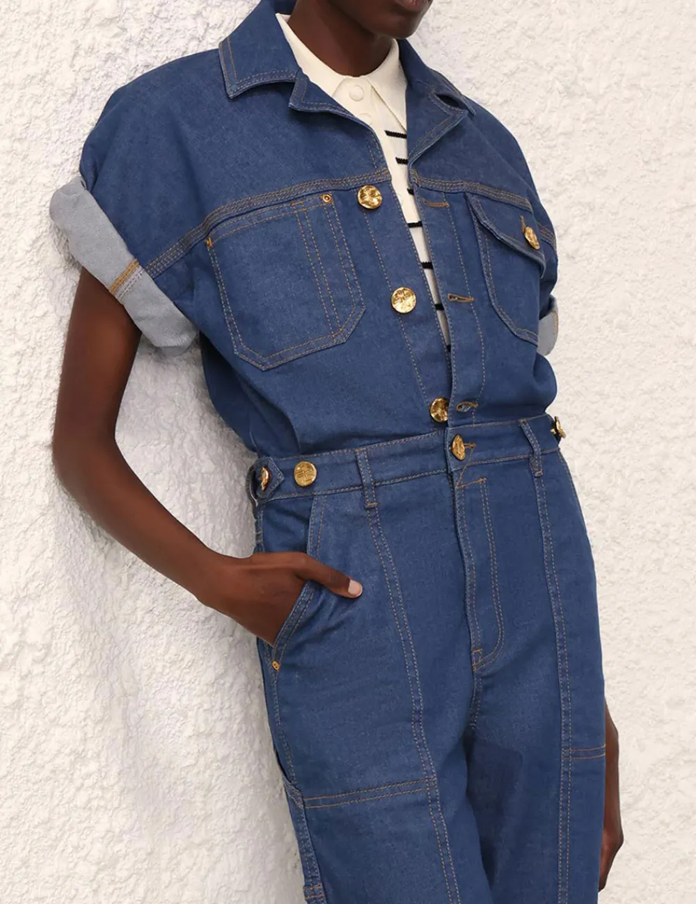 ZIMMERMANN Jumpsuits & Playsuits<Matchmaker Denim Boiler Suit
