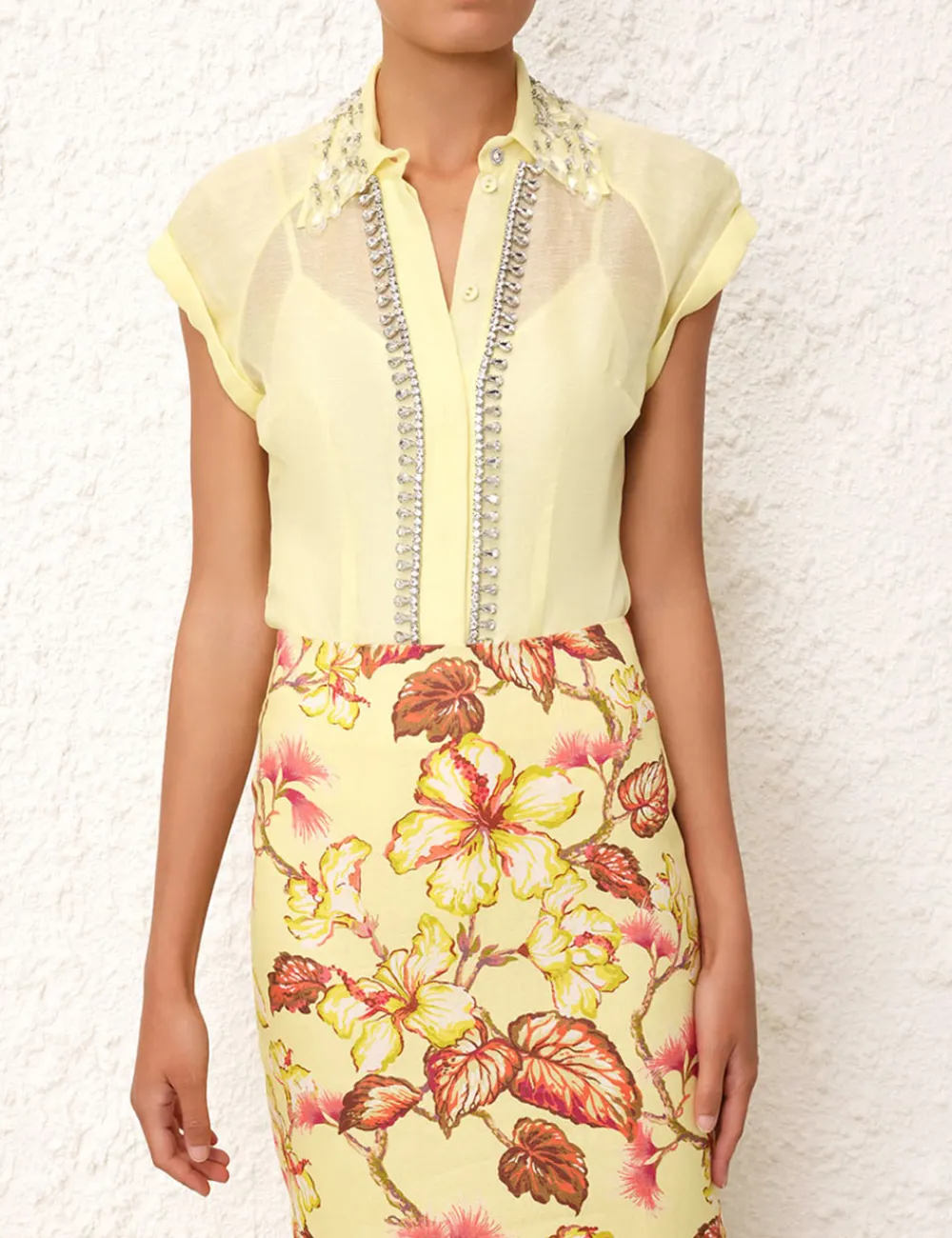 ZIMMERMANN Skirts<Matchmaker Diamante Skirt