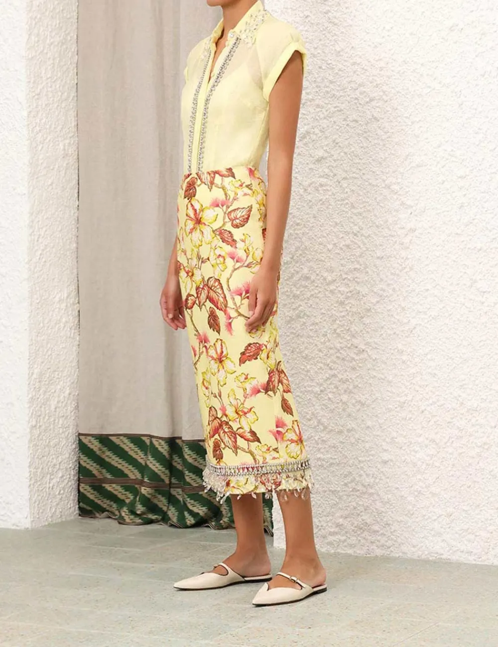 ZIMMERMANN In Focus<Matchmaker Diamante Skirt
